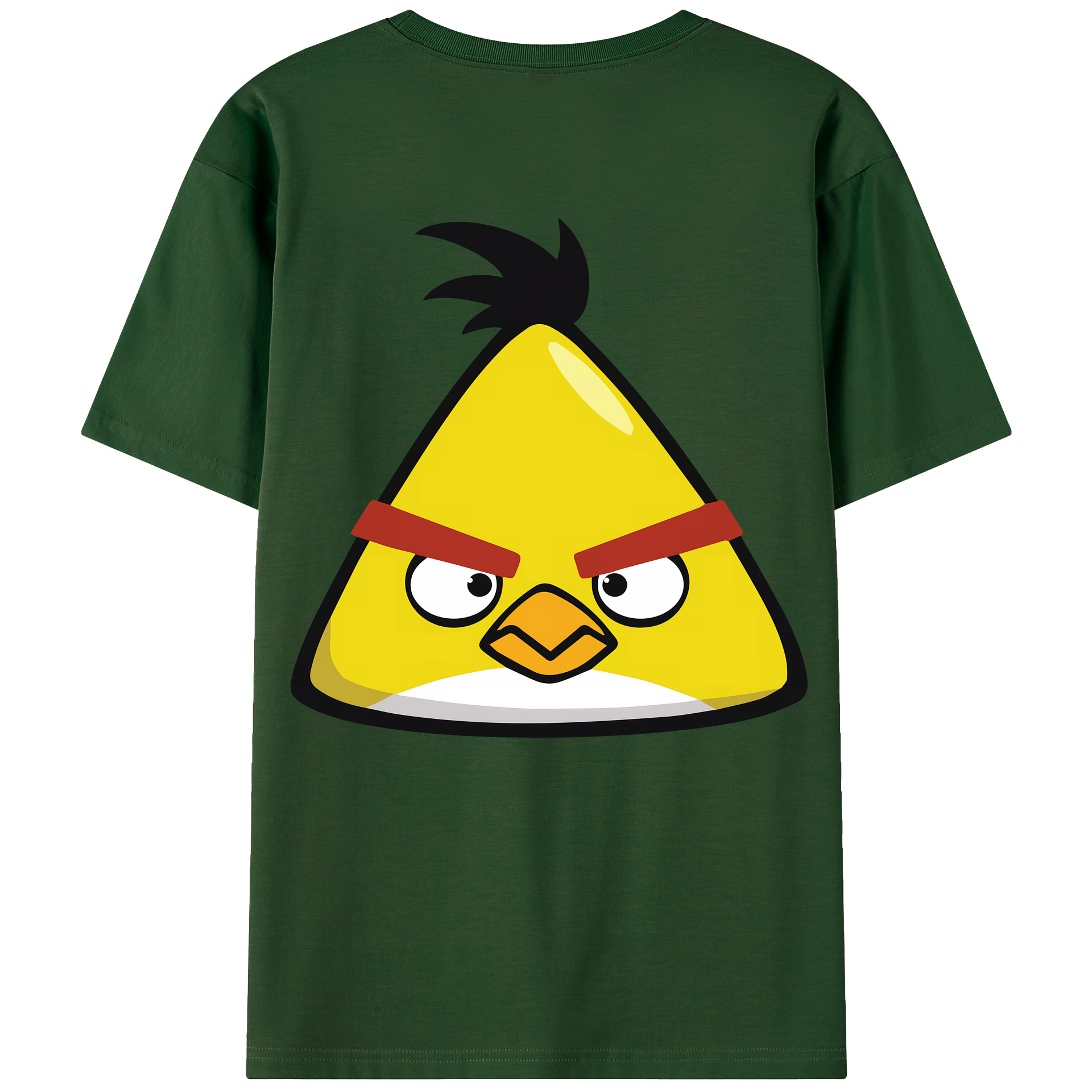 （画像用） Angry Birds アングリーバード 綿100％半袖Tシャツ（背面プリント）